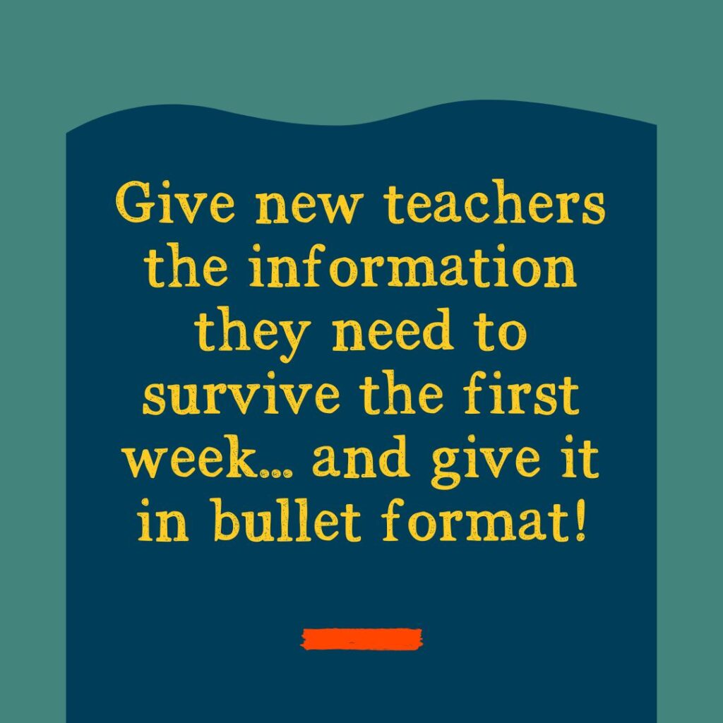 how to support new teachers