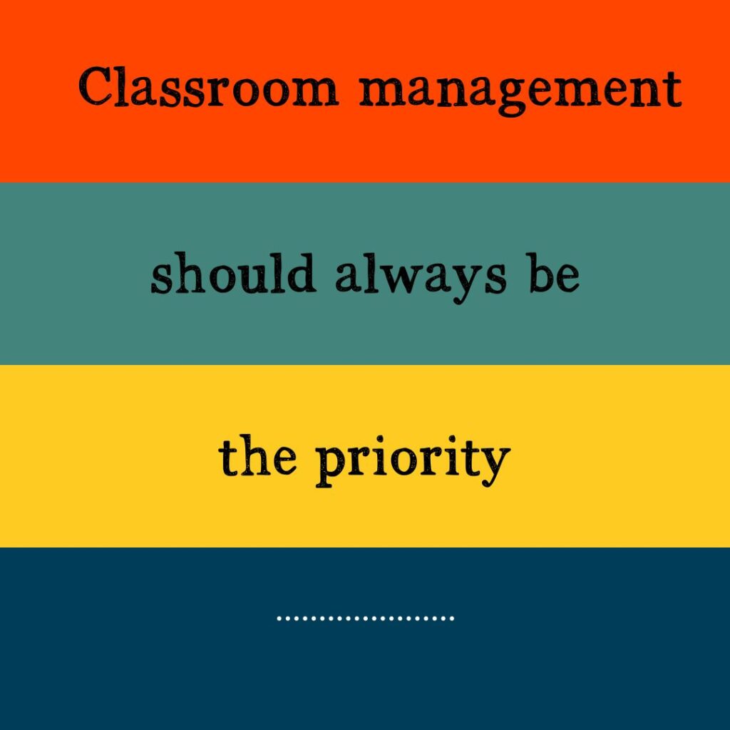 support new teacher classroom management